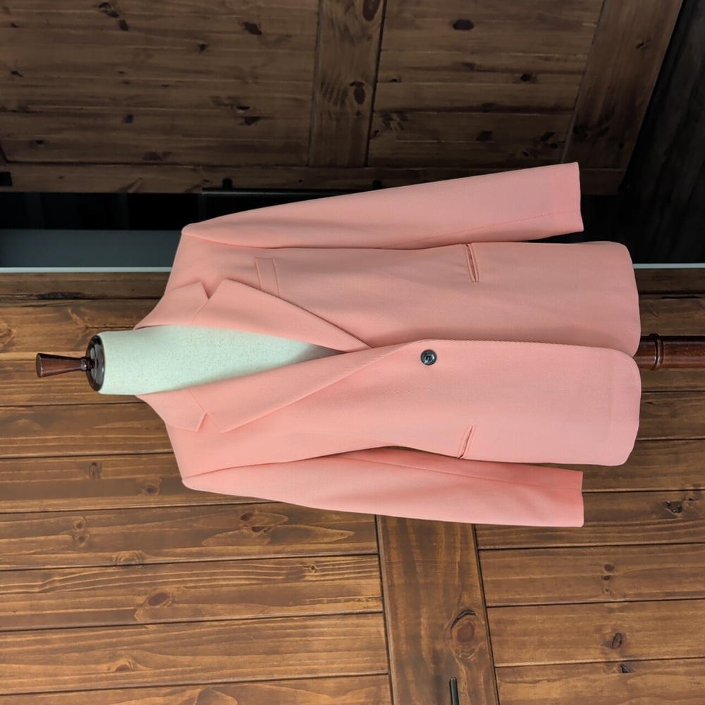 Reiss Coral Peach Pink Blazer US 8 NWOT